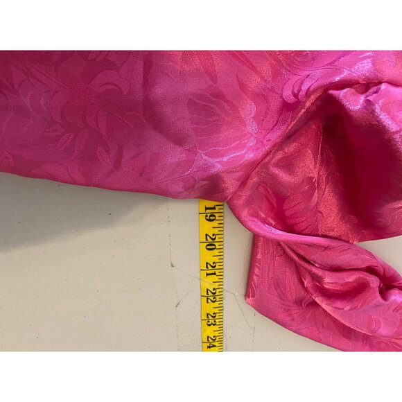 Vintage 1970's Pink Fuchsia Beaded Fringe Dress Size 10 Made In USA - Picture 8 of 11